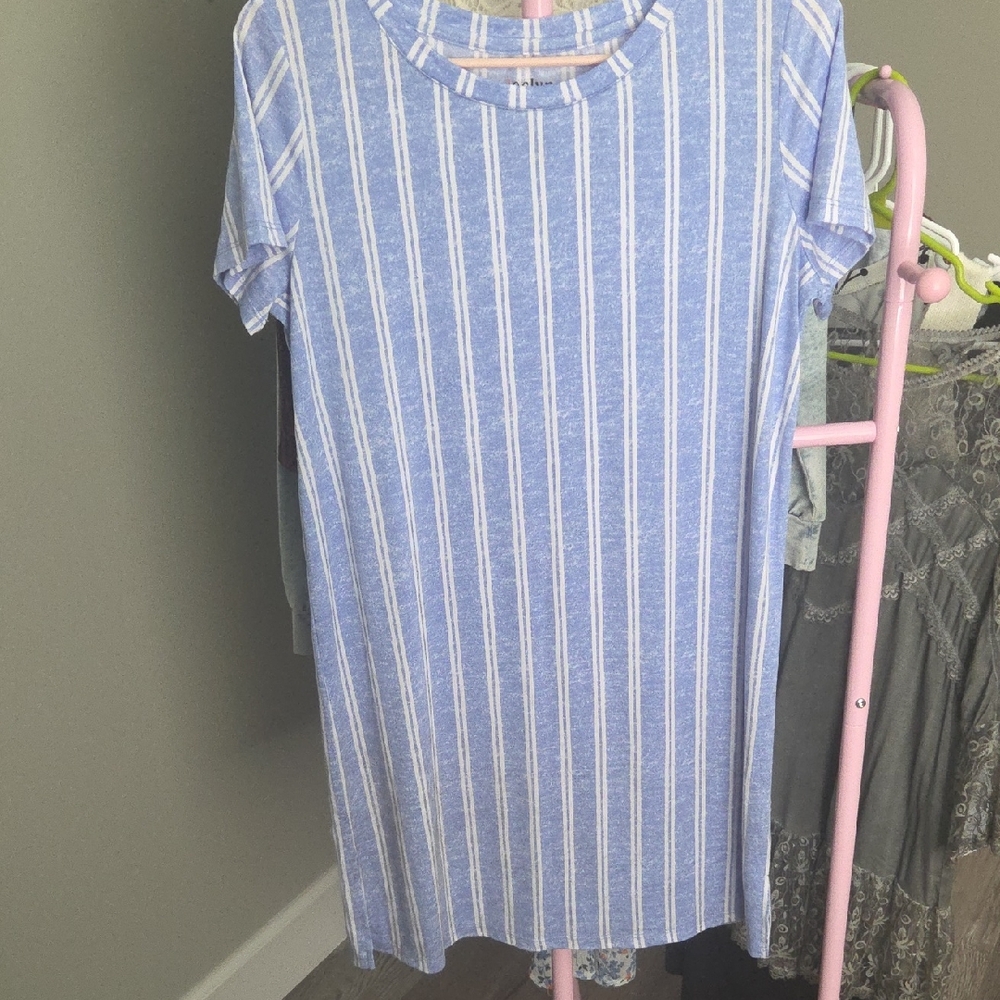 Blue Striped Women's Tunic
